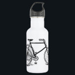 Vintages antikes Dreirad Edelstahlflasche<br><div class="desc">Grafikdesign</div>