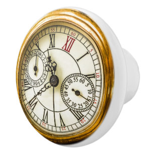 Vintages antikes Industriesteampunkt Keramikknauf