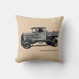 Vintages antikes Kfz-Kissen Kissen