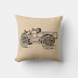 Vintages antikes Kfz-Kissen Kissen