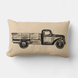 Vintages antikes Kfz-Kissen Lendenkissen