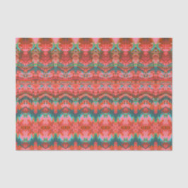Vintages antikes rosa Aquamarines Muster Seidenpapier