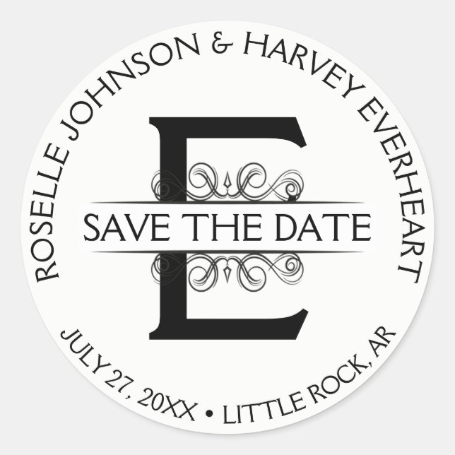 Vintages antikes rundes Rundschreiben Save the Runder Aufkleber (Vorderseite)