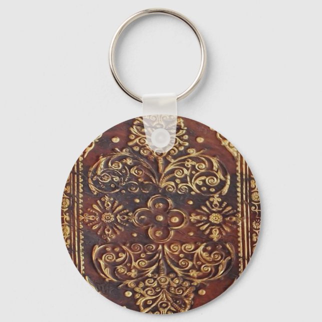 Vintages Antiquitätenbild Schlüsselanhänger (Vorderseite)