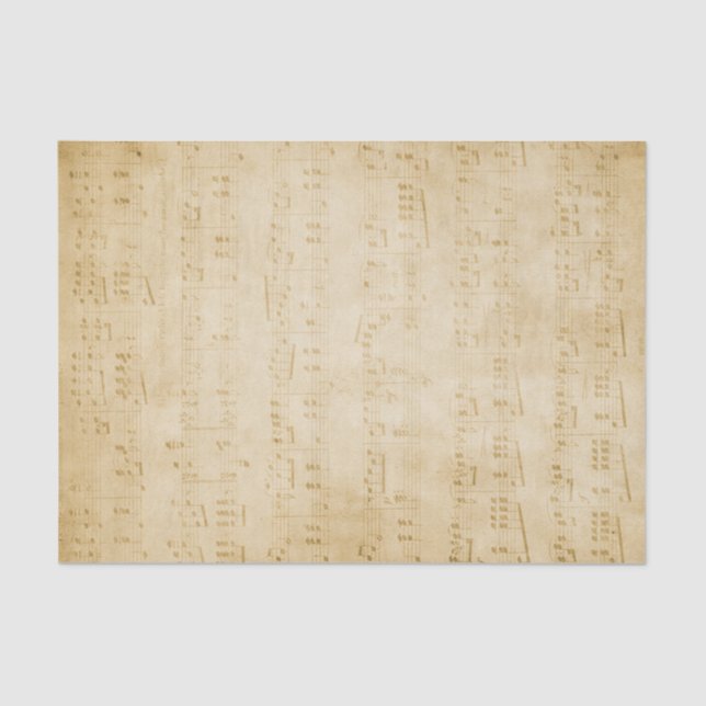 Vintages Antiquitätenpapier Seidenpapier (Vorderseite)