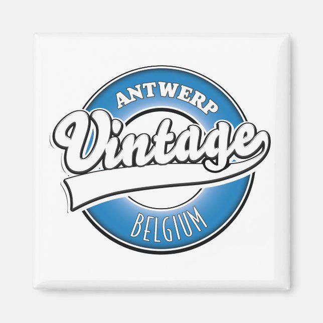Vintages Antwerpener-Logo Magnet (Vorne)