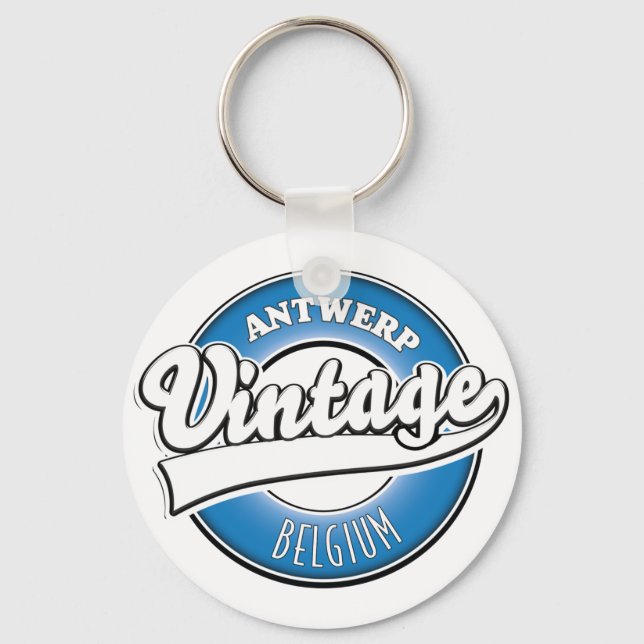 Vintages Antwerpener-Logo Schlüsselanhänger (Vorderseite)