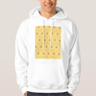 Vintages Apple-Muster: Hintergrundbild. Hoodie
