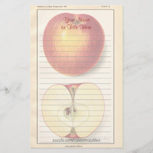 Vintages Apple-Papier Briefpapier