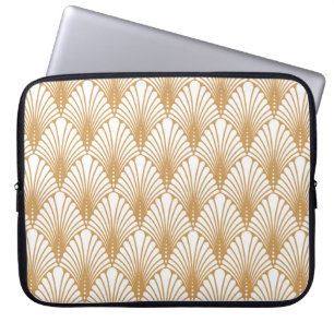 Vintages Arabesque Geometric Nahtloses Muster Laptopschutzhülle