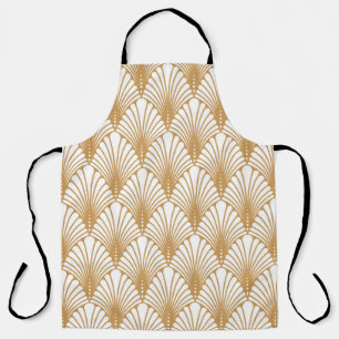 Vintages Arabesque Geometric Nahtloses Muster Schürze