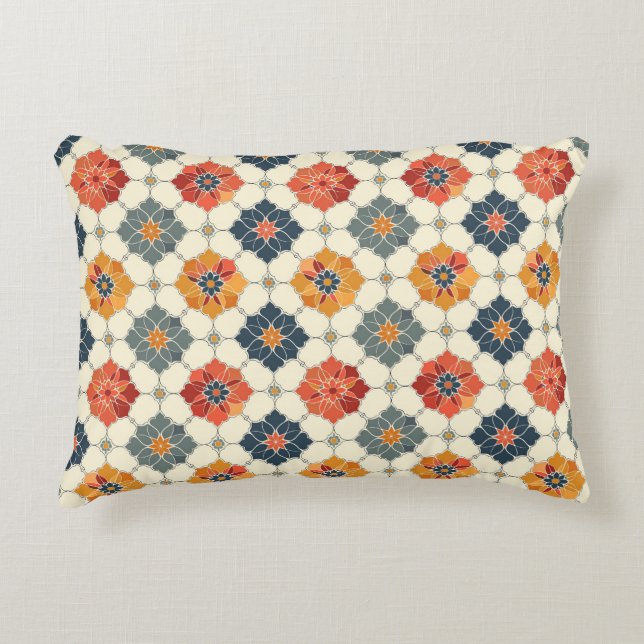 Vintages arabisches Muster Dekokissen (Vorderseite)