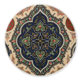 Vintages arabisches Muster Keramikknauf