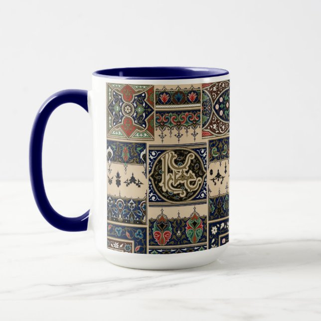 Vintages arabisches Muster Tasse (Links)
