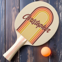 Vintages Arch Retro mit Namen gestrichen