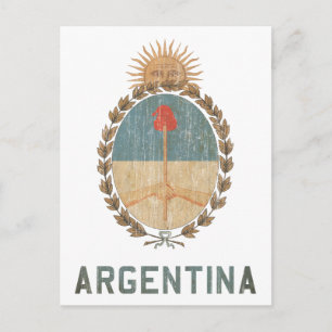 Vintages Argentinien Postkarte