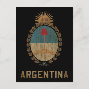 Vintages Argentinien Postkarte