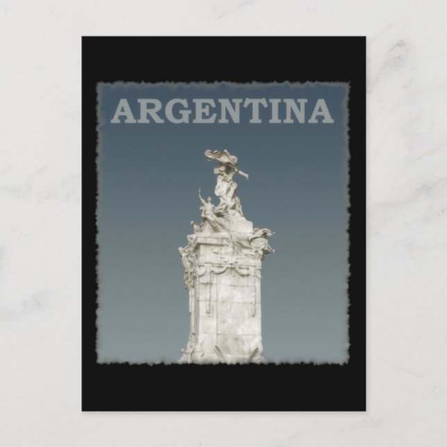 Vintages Argentinien Postkarte (Vorderseite)