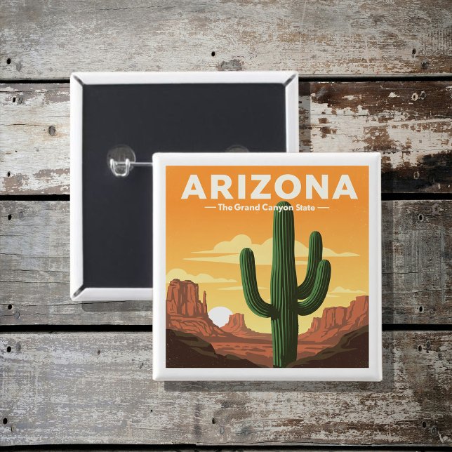 Vintages Arizona Button (Von Creator hochgeladen)