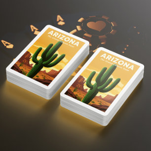 Vintages Arizona Spielkarten