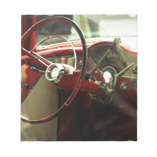 Vintages Armaturenbrett Notizblock