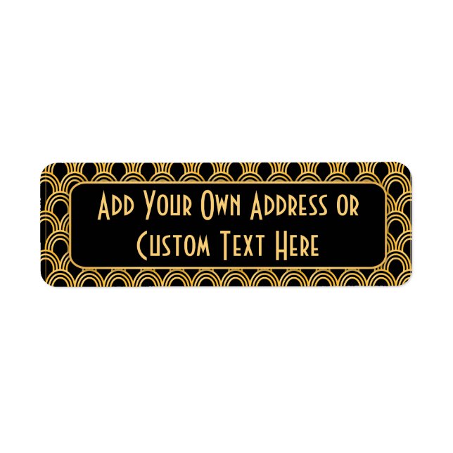 Vintages Art Deco geometrisches Lüftermuster (Vorne)