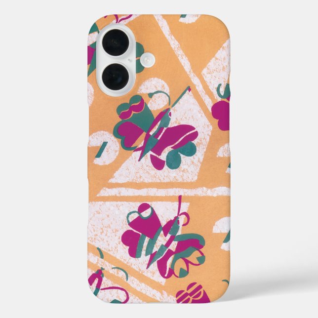 Vintages Art Deco Jazz Case-Mate iPhone Hülle (Rückseite)
