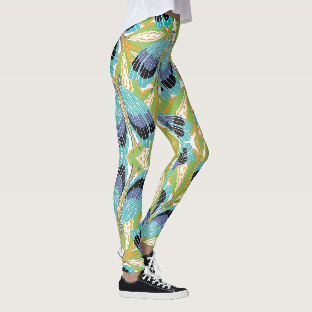 Vintages Art Deco Jazz Leggings (Rechts)
