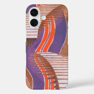 Vintages Art Deco Jazz Paradies für Kletterhexen: iPhone 16 Hülle