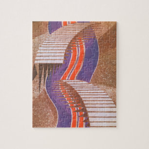 Vintages Art Deco Jazz Paradies für Kletterhexen: Puzzle