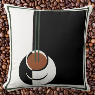 Vintages Art Deco, Kaffee-Cup mit Dampfbad Kissen