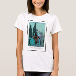 Vintages Art Deco La Villa d'Este von George Barbi T-Shirt