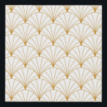 Vintages Art Deco Nahtloses Muster. Geometrische D Künstlicher Leinwanddruck<br><div class="desc">Vintages Art Deco Nahtloses Muster. Geometrische Zierstruktur.</div>