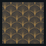 Vintages Art Deco Nahtloses Muster. Geometrische D Künstlicher Leinwanddruck<br><div class="desc">Vintages Art Deco Nahtloses Muster. Geometrisch dekorativ mit Kreisstruktur. Hintergrund rückgängig machen.</div>