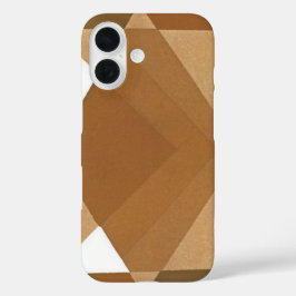 Vintages Art Deco Pochoir Jazz Tan Geometrische Fo iPhone 16 Hülle