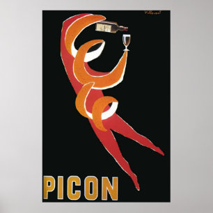 Vintages Art Deco von Bernard Villemot/Picon Poster