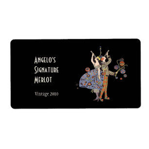 Vintages Art Deco Wine Label