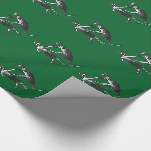 Vintages Art-Verpackenverpackung Papier Geschenkpapier (Ecke)