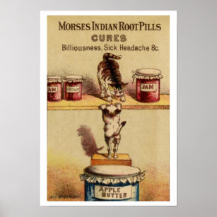 Vintages Arzneimittel-Poster Poster