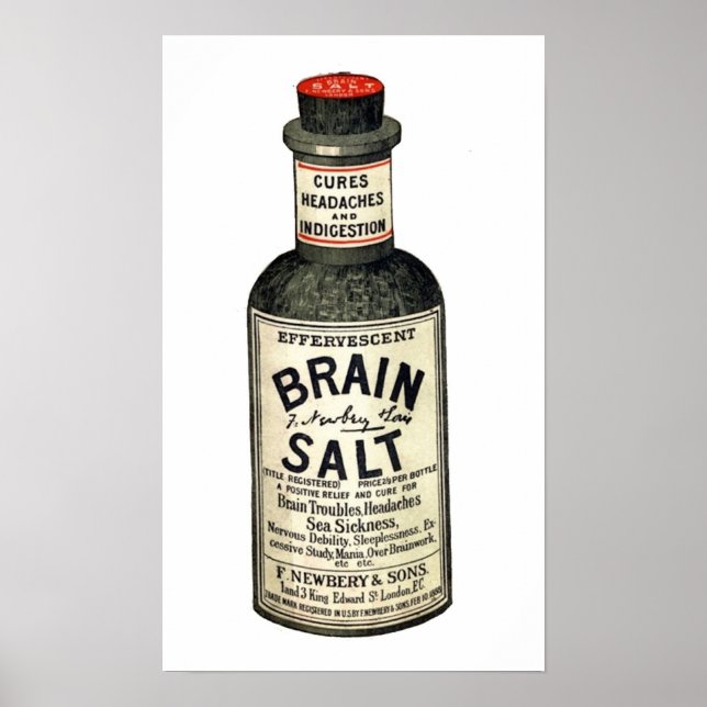 Vintages Arzneimittel-Poster Poster (Vorne)