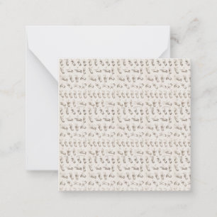 Vintages ASL Sign Language Weihnachtsgeschenk Mitteilungskarte