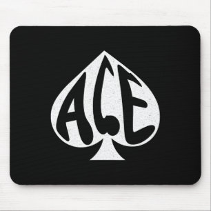 Vintages Ass der bespielenden Texas Hold'em Karte Mousepad