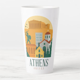 Vintages Athen Griechenland Reisen - Parthenon Milchtasse