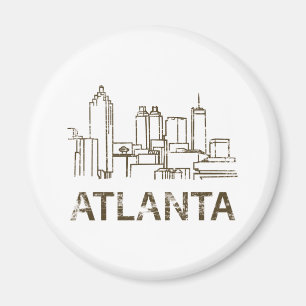 Vintages Atlanta Magnet