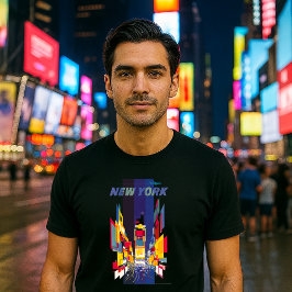 Vintages Atomzeitalter am New York Times Square T-Shirt