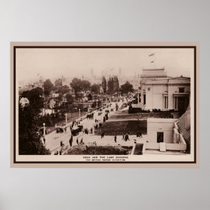 Vintages Ausstellungs-Foto des britischen Poster