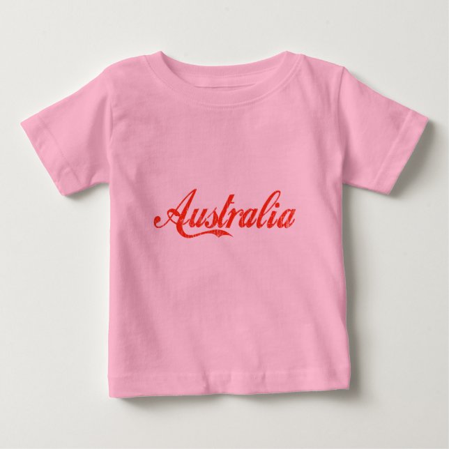 Vintages Australien Baby T-shirt (Vorderseite)