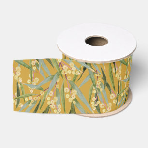 Vintages australisches Wattle Pattern Ripsband