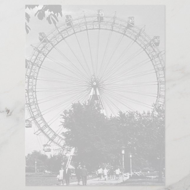 Vintages Austria Wien Prater Riesenrad (Vorderseite)