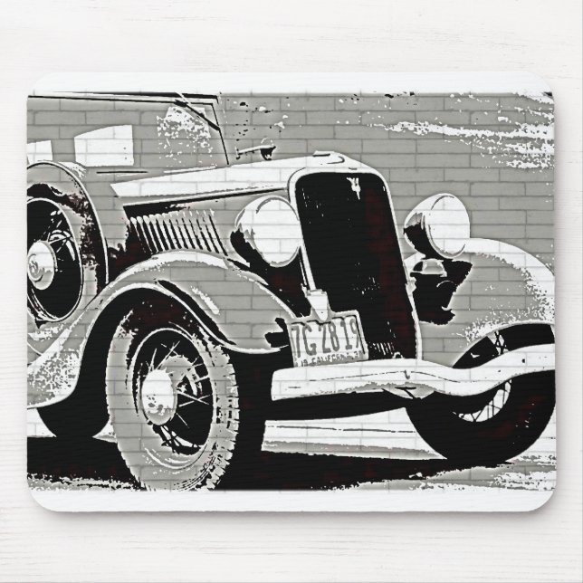 Vintages Auto-Maus-Pad Mousepad (Vorne)